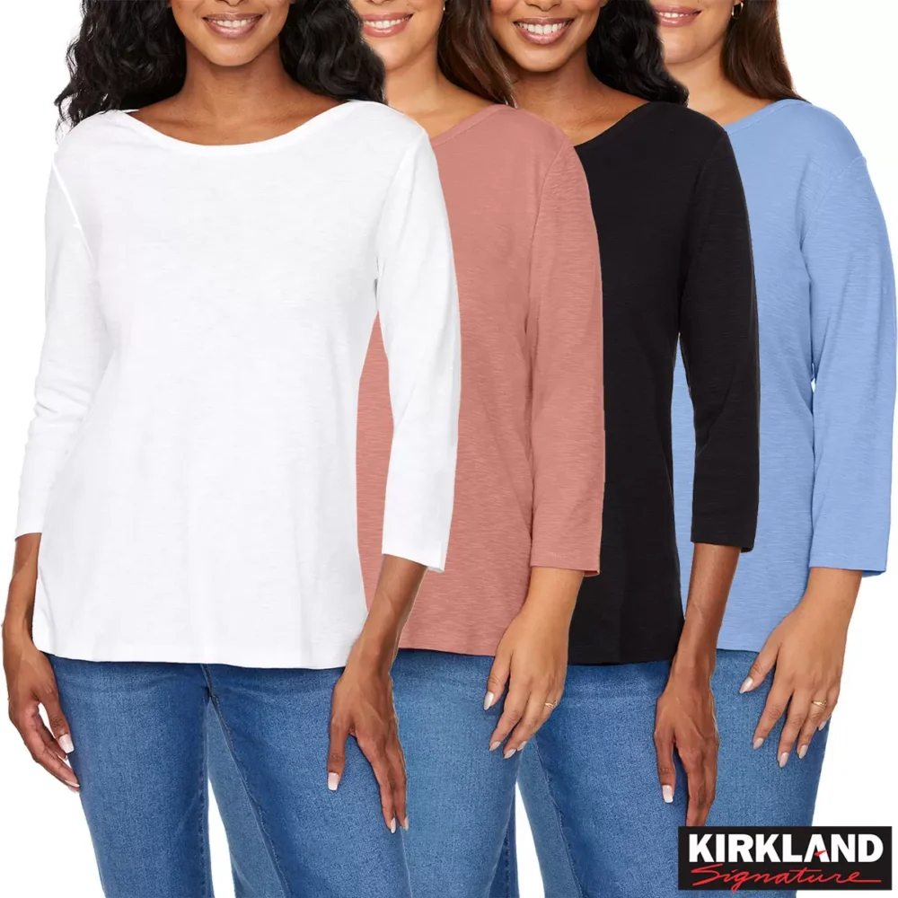 Kirkland Signature ladies boatneck tee