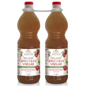Acetum Organic Apple Cider – 2 x 1L | Pure, Naturally Fermented & Versatile