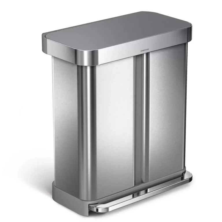 simplehuman dual compartment bin