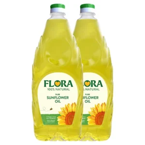 Flora Sunflower Oil – 2 x 2L | Light, Versatile & Heart-Healthy Cooking Oil