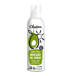 Chosen Foods Avocado Oil Cooking Spray, 2 x 383ml – High-Heat, Non-GMO, Kosher