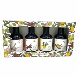Alcalá Oliva Flavoured Extra Virgin Olive Oil Variety Pack – 4 x 250ml