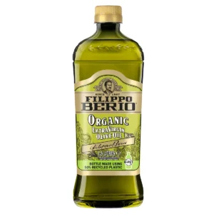 Filippo Berio Organic Extra Virgin Olive Oil, 1.5L – Premium Cold-Pressed Olive Oil