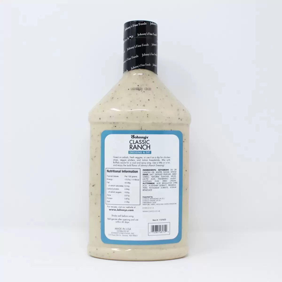 Johnny's Classic Ranch Dressing & Dip – 1.53L | Creamy, Flavorful & Versatile - Image 3