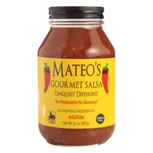 Mateo's Gourmet Texas Medium Salsa – 907g | Bold, Flavorful & Authentic