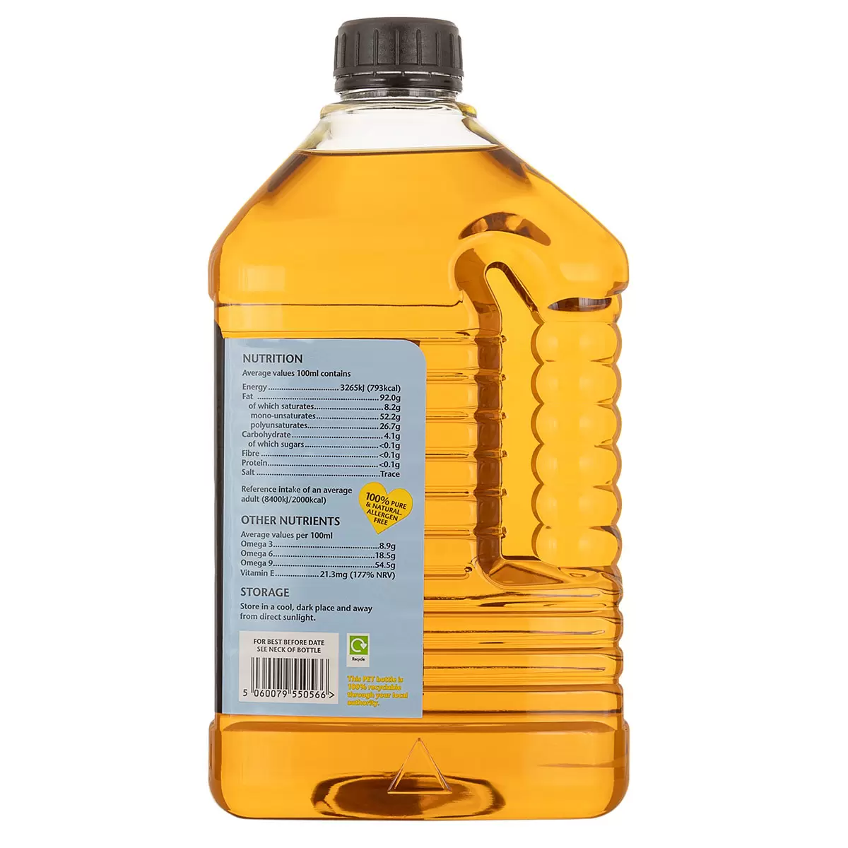 Hillfarm Extra Virgin Cold Pressed Rapeseed Oil – 2L | Premium, Natural & Nutrient-Rich - Image 3