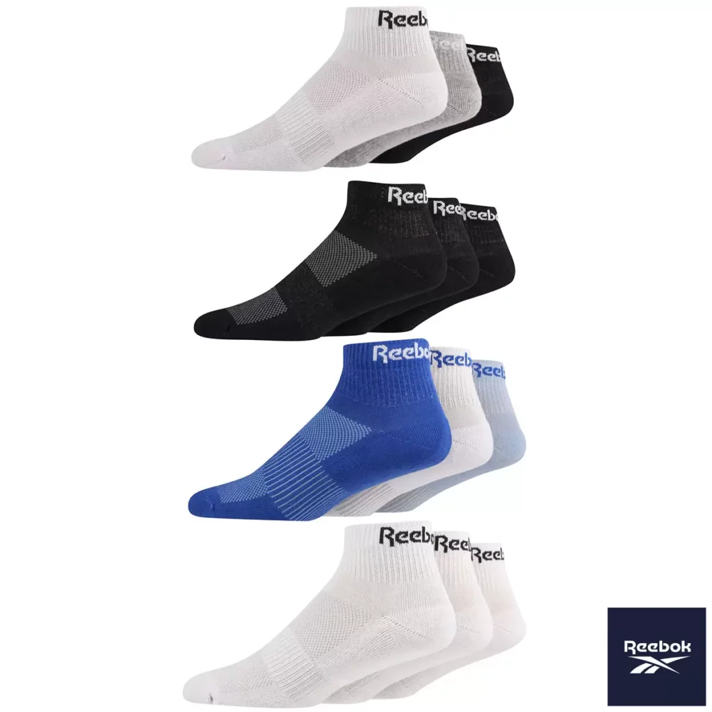 Reebok Unisex Essential Trainer Socks
