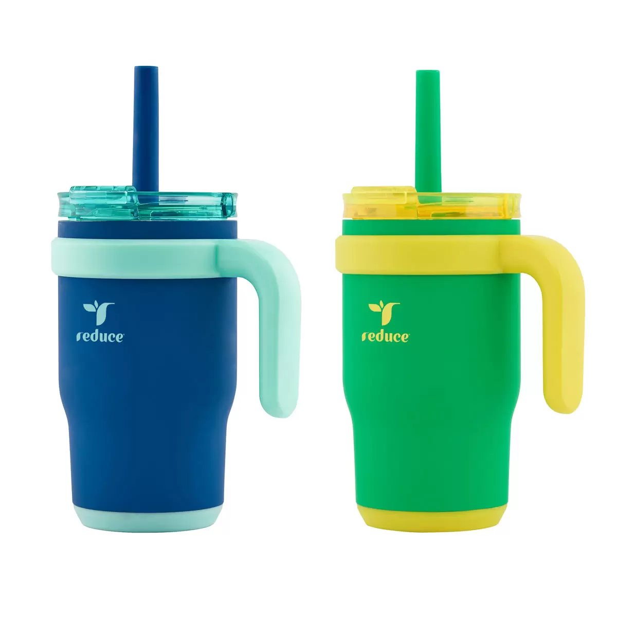 Reduce Coldee Mug 400ml, 2 Pack in Navy & Green - Image 2