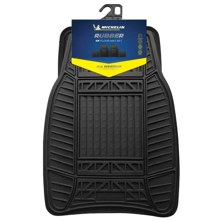 Michelin All Weather Car Mats Set of 4 | Heavy Duty Rubber | H&S Retailers