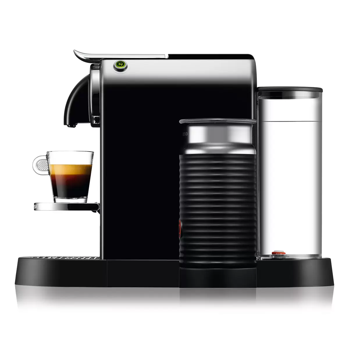 Nespresso by De'Longhi Citiz Capsule Coffee Machine & Aeroccino Milk Frother, Black - Image 3